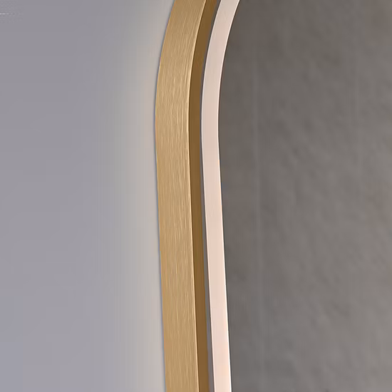 На заводе изготовленный на заказ интеллектуальный сенсорный датчик с подсветкой и подсветкой, настенное крепление, светодиодное зеркало для ванной комнаты